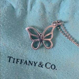 Authentic Tiffany & Co. Stencil Butterfly Silver